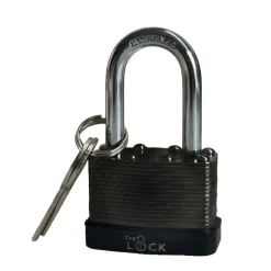 The lock Hængelåse|Hængelås Heavy Duty m/to nøgler 45 mm zink Sort