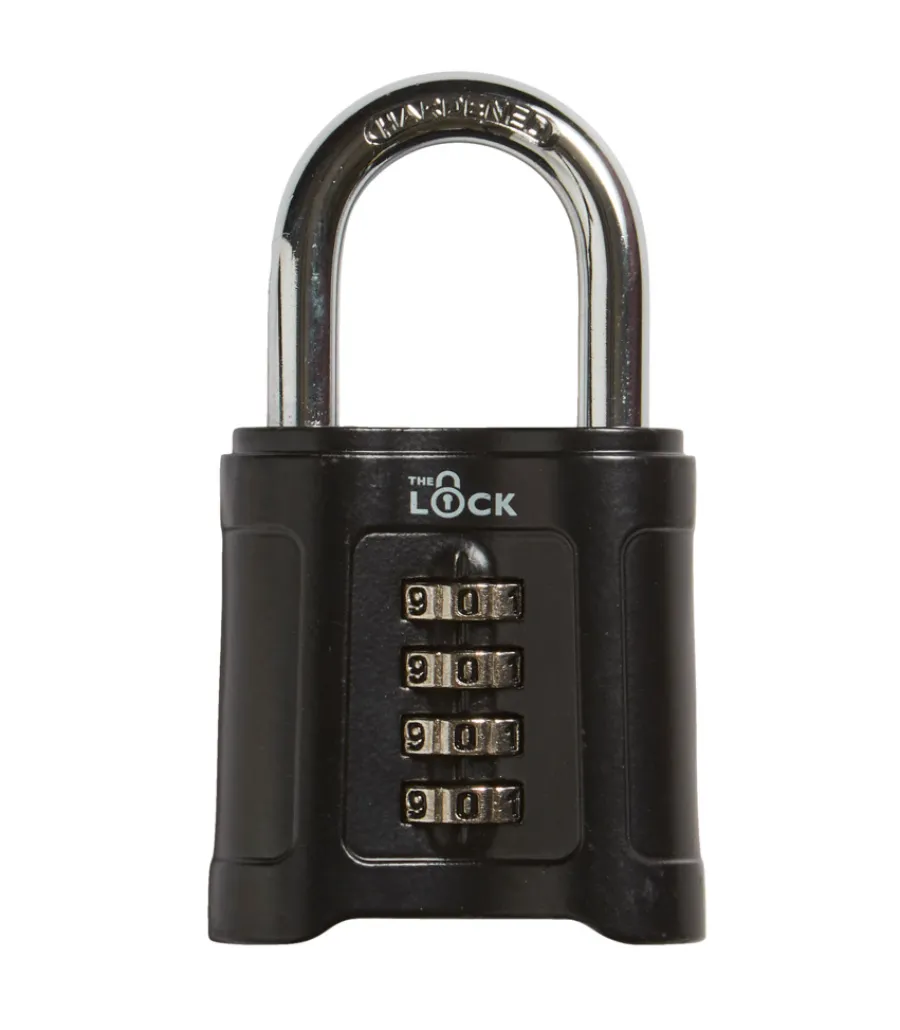 The lock Hængelåse|Hængelås m/kode 50 mm Sort