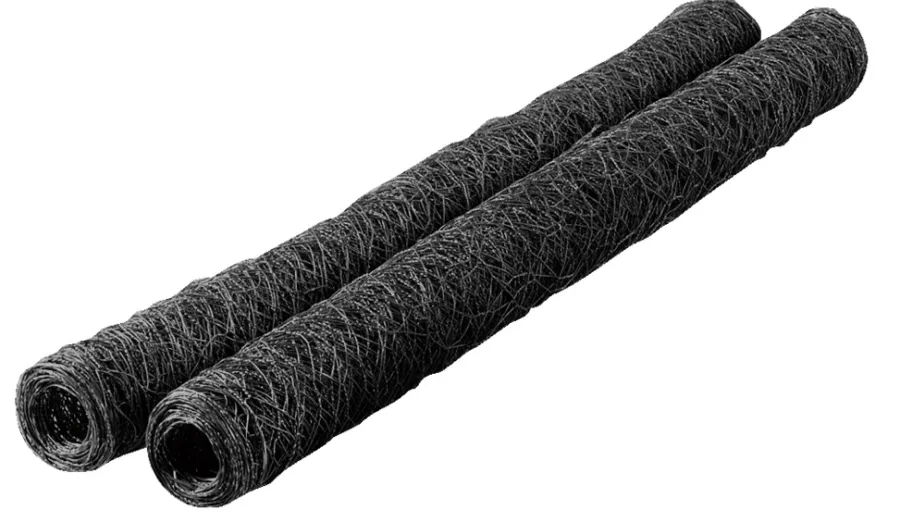 Garden® Trådhegn|Hønsevæv 60 cm x 10 meter - Sort