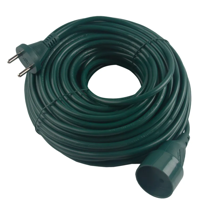 Elworks Kabler & Ledninger|Hobbykabelsæt grøn 2 x 1,0 mm² 30 meter - Mørkegrøn