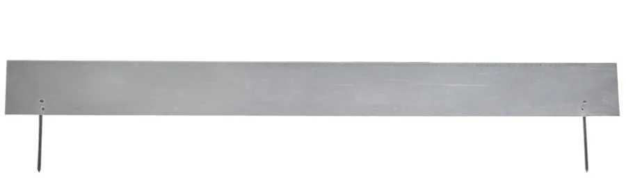 HORTUS Bedafgrænsning & Minihegn|bedkant galvaniseret med jordspyd 20 x 110 cm