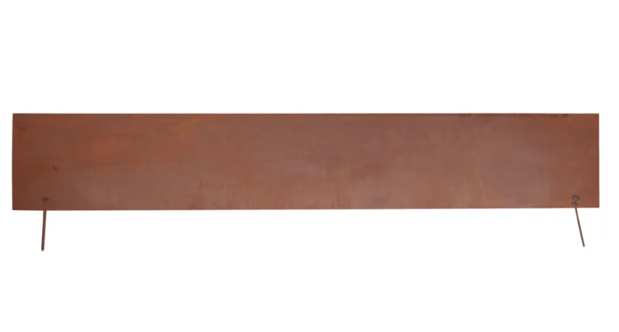 HORTUS Bedafgrænsning & Minihegn|bedkant råjern m/spyd 35 x 100 cm