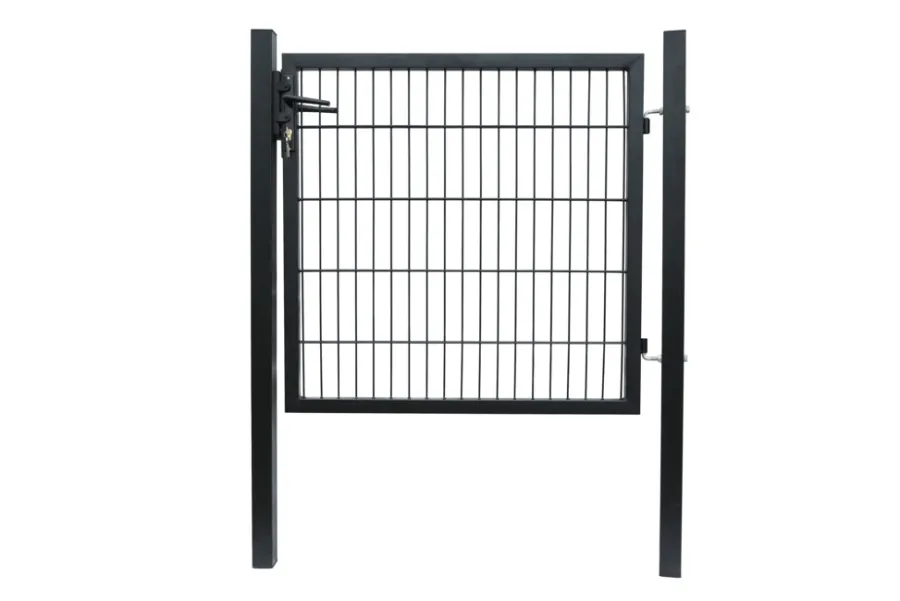 HORTUS Panelhegn|Havelåger|havelåge metal sort 100 x 100 cm sort pulverlakering