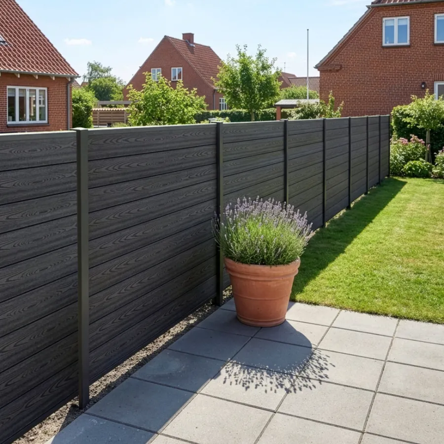 HORTUS Komposithegn|komposithegn startsæt H147 x B168 cm Antracitgrå