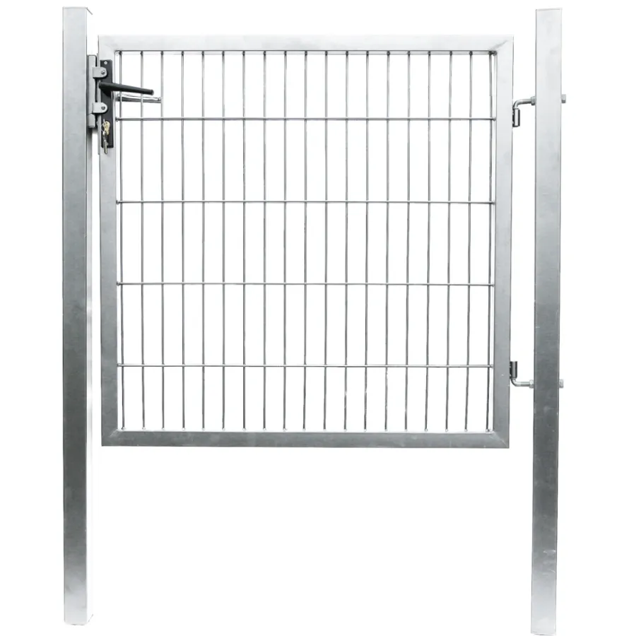 HORTUS Panelhegn|Havelåger|låge t/panelhegn galv. 100 x 100 cm - webshop sølv