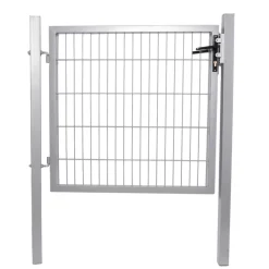 HORTUS Panelhegn|Havelåger|låge t/panelhegn galv. 100 x 100 cm - webshop sølv