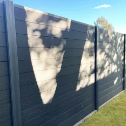 HORTUS Komposithegn|Premium Firen komposithegn tilkøb H126 x B190 cm Antracitgrå