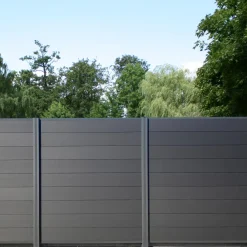 HORTUS Komposithegn|Royal Como komposithegn startsæt H185 x B192 cm Antracitgrå