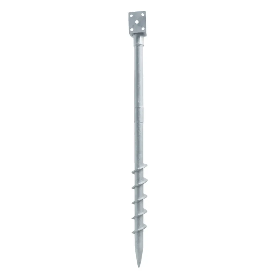 HORTUS Bygningsbeslag|vinkelbeslag til jordskrue galv. 50 x 50 mm