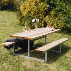 HORTUS Bord/Bænkesæt|YDUN bord-/bænkesæt trykimp. fyr 175 x 140 cm