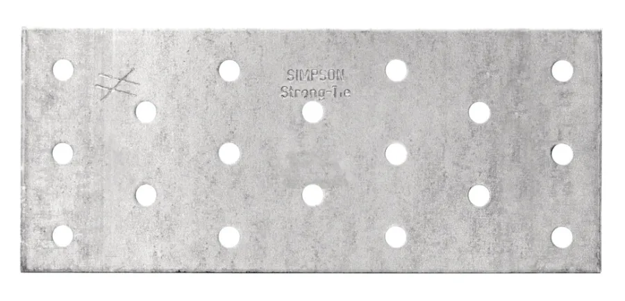 Simpson Strong-Tie Bygningsbeslag|Hulplade 100 x 220 x 1,5 mm