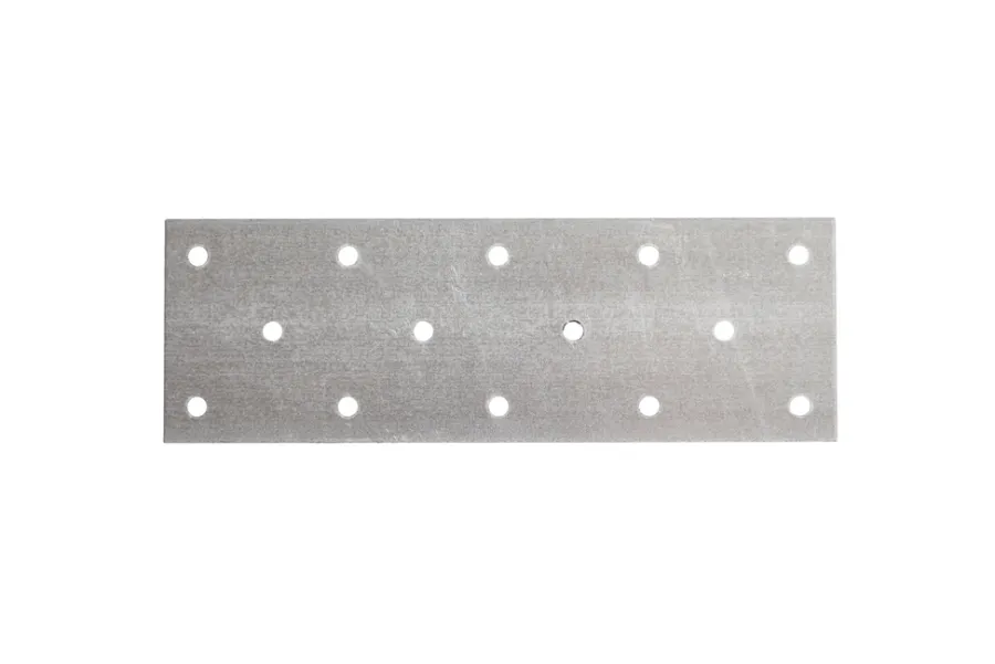 Bygningsbeslag|Hulplade 60 x 180 x 1,5 mm 10 stk.