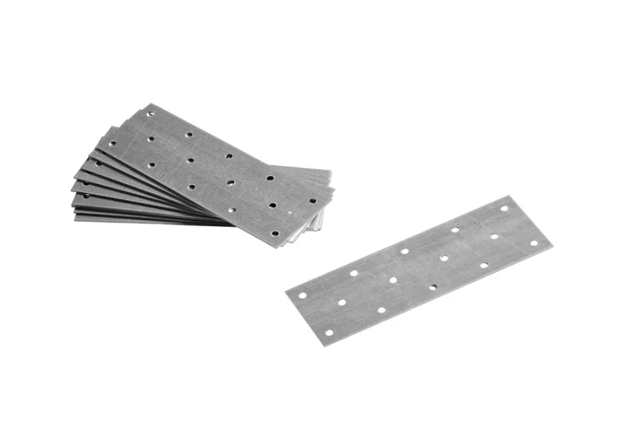 Bygningsbeslag|Hulplade 60 x 180 x 1,5 mm 10 stk.