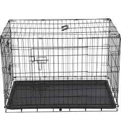 PetZone Hunde- Og Katteartikler|Hundebur foldbar 93 x 58 x 64 cm