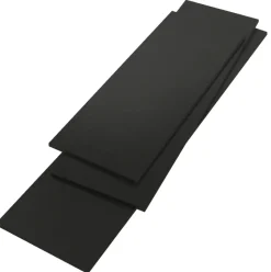 Royal Hylder|Hylde melamin sort 16 mm x 30 x 120 cm