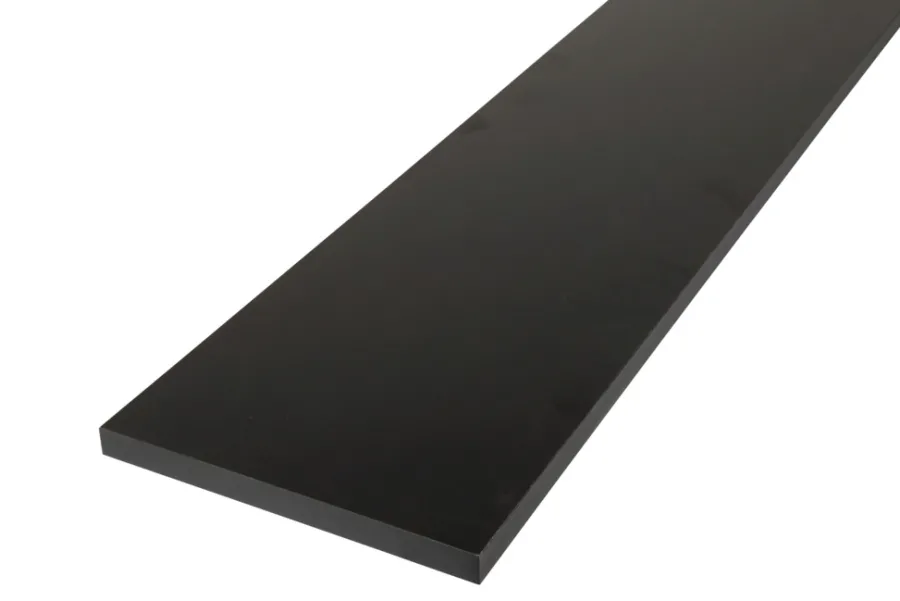 Royal Hylder|Hylde melamin sort 16 mm x 20 x 80 cm