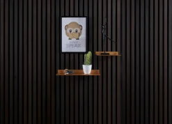 FibroTech Hylder|Akustikpaneler & Tilbehør|Hylde til akustikpanel 35,5 x 11 cm Messingfinish