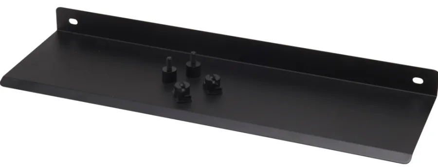 FibroTech Akustikpaneler & Tilbehør|Hylde til akustikpanel 35,5 x 11 cm - Køb i butik Sort