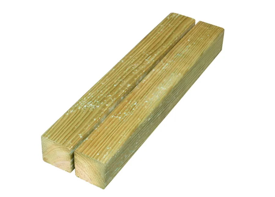 Imprægneret Træ|Imprægneret stolpe høvlet 70 x 70 x 3000 mm