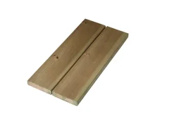Imprægneret Træ|Terrassebrædder|Imprægneret terrassebræt fyr 25 x 100 mm x 4,2 meter