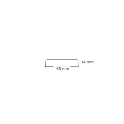 Hornbaek Lister|Indfatning glat fyr - 14 x 65 x 2400 mm