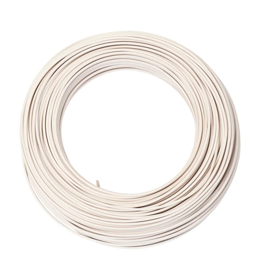 Kabler & Ledninger|Installationsledning 1 x 1,5 mm² 100 meter Hvid