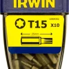 Irwin Bor & Bits|bits torx T15 - 10 stk.