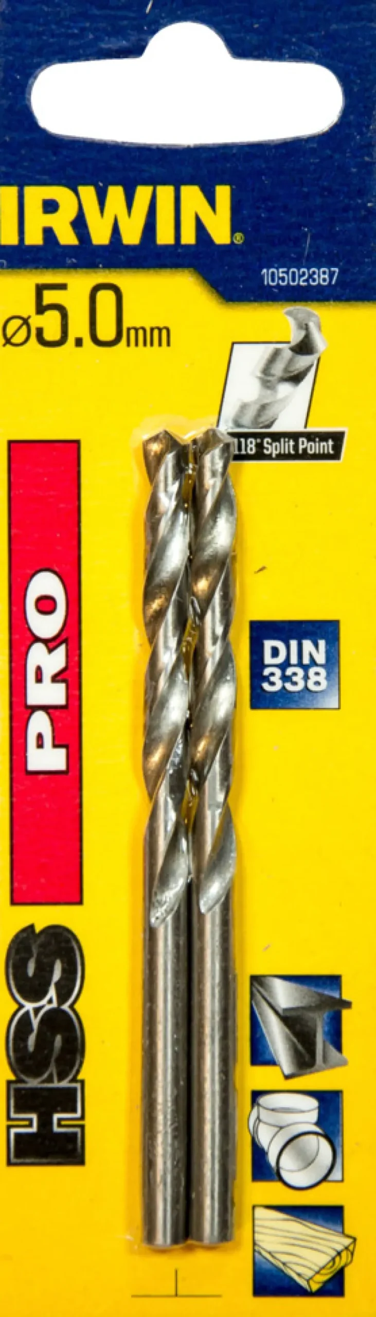 Irwin Bor & Bits|HSS Pro bor Ø5 mm 2 stk.