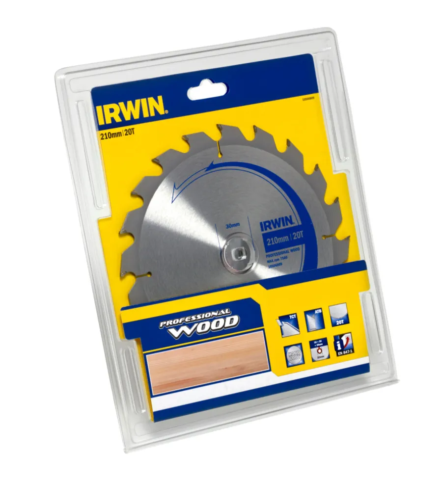 Irwin Savblade & -Klinger|rundsavsklinge Ø210 x 30 mm - 20T