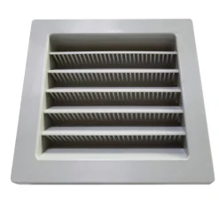 Ventilation|Jalousirist 15 x 15 cm grå