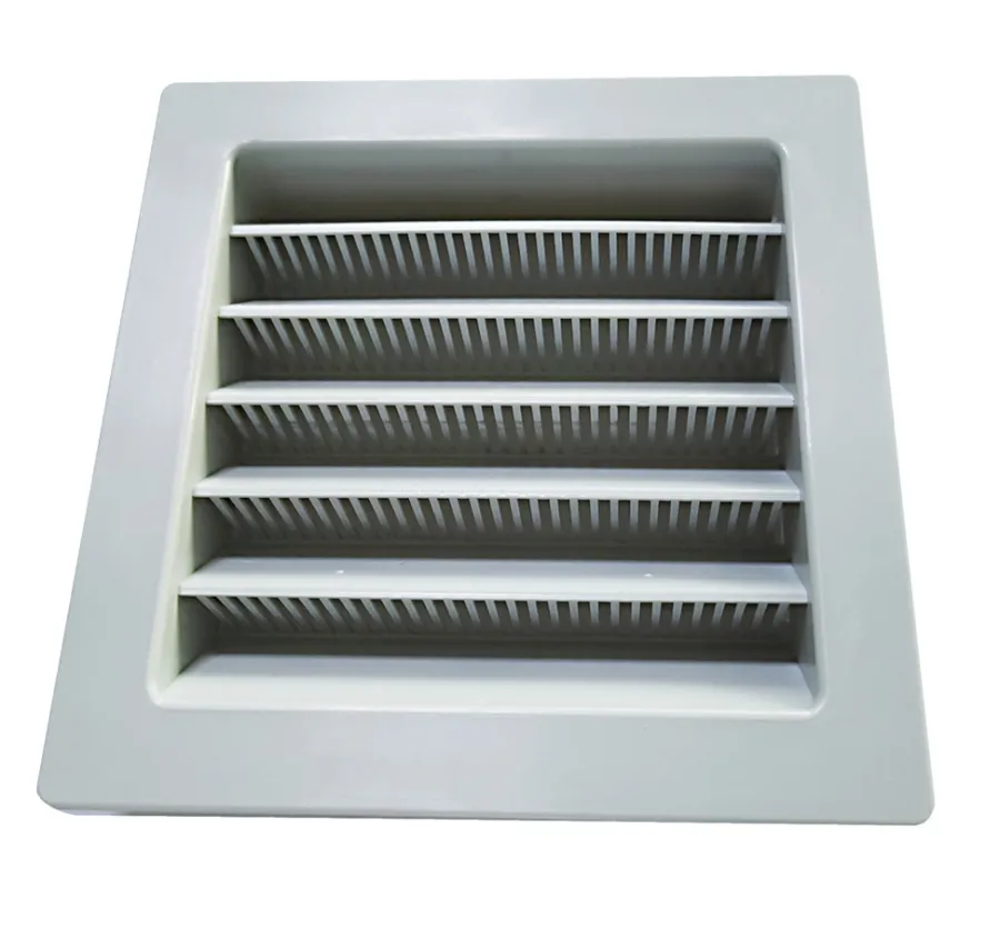 Ventilation|Jalousirist 15 x 15 cm hvid