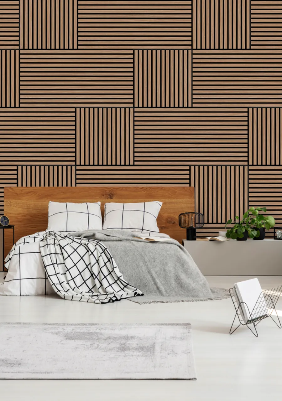 Jangal Akustikpaneler & Tilbehør|Modular Wall akustikpanel 52 x 52 cm - Davert Oak