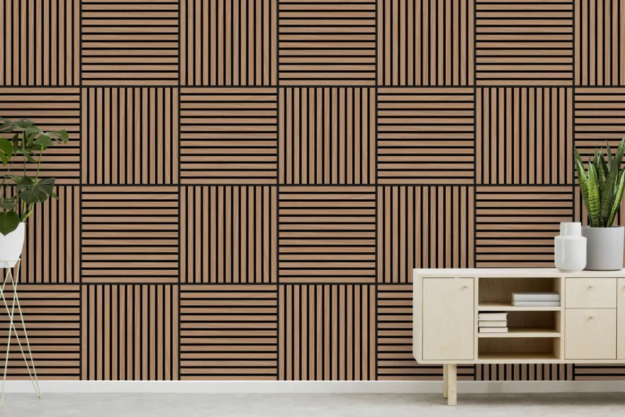 Jangal Akustikpaneler & Tilbehør|Modular Wall akustikpanel 52 x 52 cm - Davert Oak