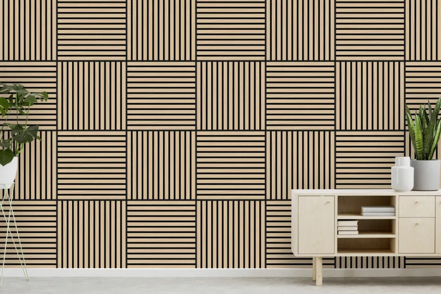 Jangal Akustikpaneler & Tilbehør|Modular Wall akustikpanel 52 x 52 cm - Fanal Oak