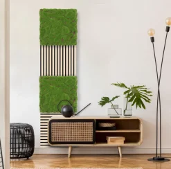 Jangal Grønne Vægpaneler|Akustikpaneler & Tilbehør|Modular Wall mospanel 52 x 52 cm - Forrest Green Bulk