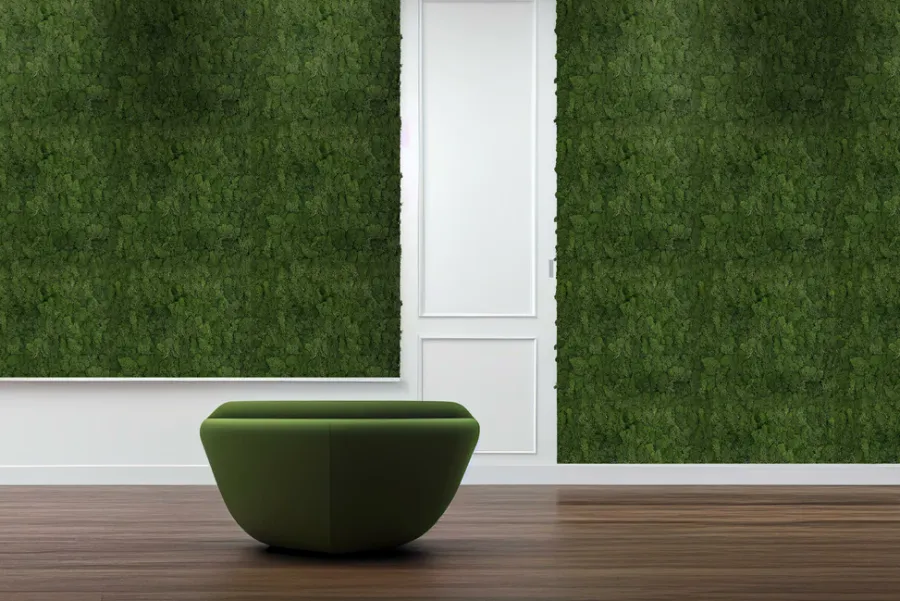 Jangal Grønne Vægpaneler|Akustikpaneler & Tilbehør|Modular Wall mospanel 52 x 52 cm - Dark Green Dark Green Moss
