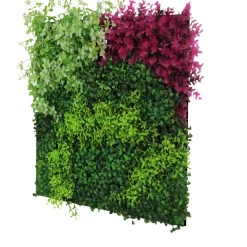 Jangal Grønne Vægpaneler|Akustikpaneler & Tilbehør|Modular Wall plantepanel 52 x 52 cm - Pink Mix
