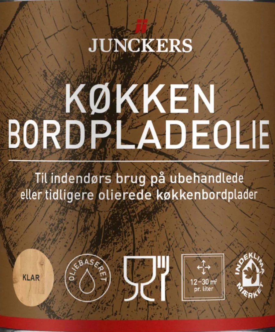 Junckers Træ- & Metalmaling|Køkken Bordpladeolie 0,75 liter Klar
