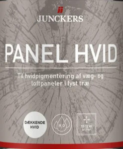 Junckers Træ- & Metalmaling|Loftmaling|Panel Hvid 2,5 liter Dækkende hvid