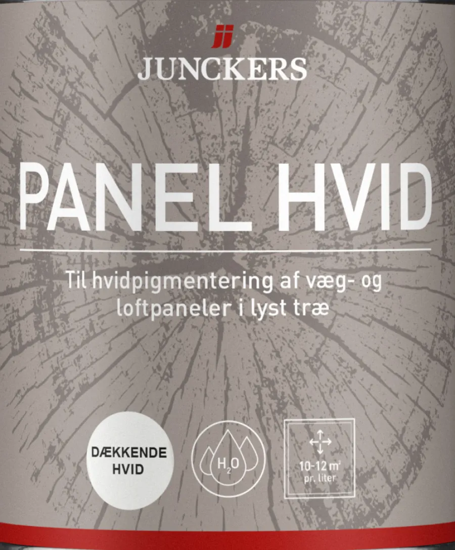 Junckers Træ- & Metalmaling|Loftmaling|Panel Hvid 2,5 liter Dækkende hvid