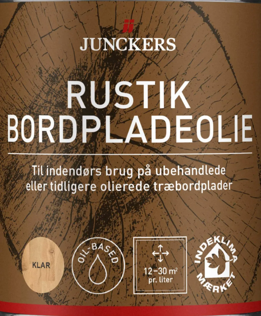 Junckers Træ- & Metalmaling|Rustik Bordpladeolie 0,75 liter Klar