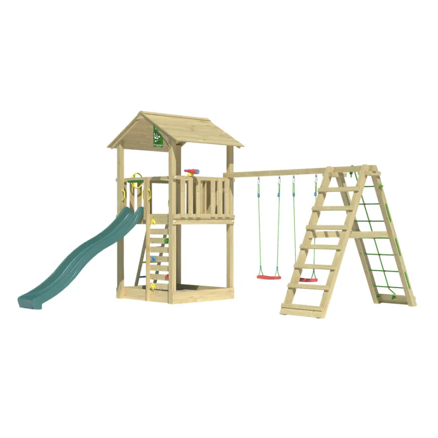 Jungle Gym Jungle Gym Legetårne|Sierra legetårn m/gynger & klatremodul Natur