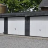 Garageporte & Tilbehør|Jyde stålvippeport 238 x 209 cm hvid