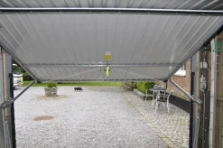 Garageporte & Tilbehør|Jyde stålvippeport 248 x 199 cm hvid