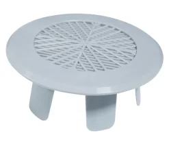 Ventilation|Kanalrist 3” 80-90 mm Grå