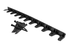 Bedafgrænsning & Minihegn|Tilbehør Til Anlæg|Kantskinne sort 45 mm × 1 meter