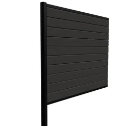Kirkedal by TreeTops Komposithegn|Kirkedal Alu hegn tilkøbssæt sort 184 x 180 cm