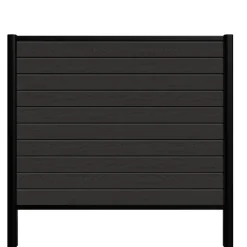 Kirkedal by TreeTops Komposithegn|Kirkedal Alu Light hegn startsæt sort 156 x 150 cm