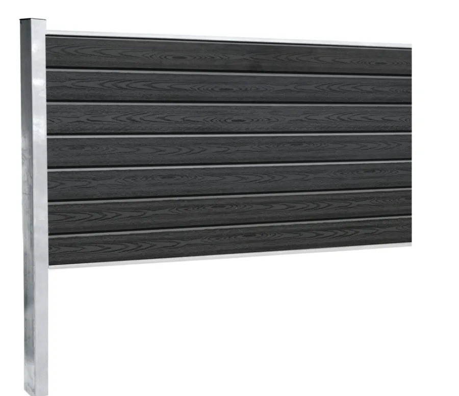 Kirkedal by TreeTops Komposithegn|Kirkedal galvaniseret hegn K1 tilkøbssæt 90 x 180 cm