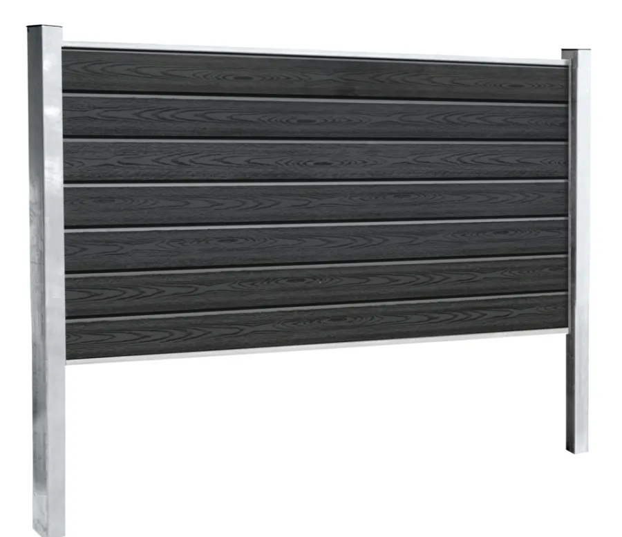 Kirkedal by TreeTops Komposithegn|Kirkedal galvaniseret hegn K1 startsæt 90 x 180 cm
